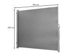 Markiza boczna aluminiowa Kira 200x300 grafit