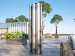 Duża markiza boczna z kasetą Kira aluminium 200x600 grafit