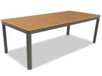 Stół ogrodowy rozkładany z blatem polywood Avio 220-280 cm - Antracite