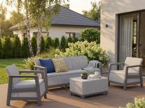 Scandi Linea 3set+stor Ash grey&Storm grey