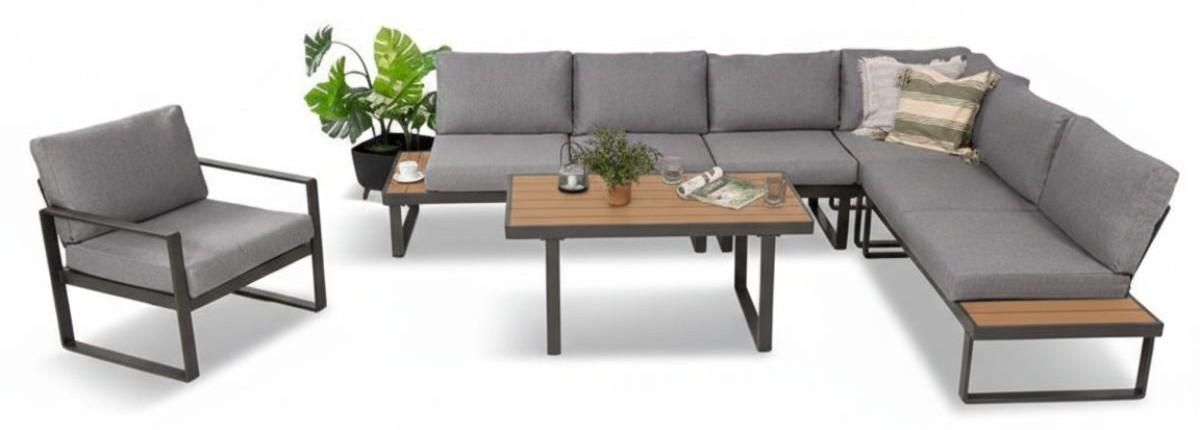 Panaon Corner 220x280 z fotelem i stolikiem kawowym