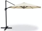 Parasol ogrodowy z boczną nogą obracany 300 cm Cayo Cream