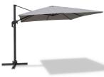 Parasol boczny 300x300 cm z regulacją na aluminiowym stelażu - Bahio Light Grey