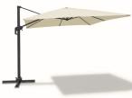 Parasol ogrodowy wiszący 300x300 cm aluminiowy regulowany - Bahio Cream