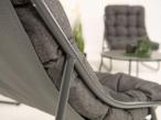 Komplet mebli na balkon dla 4 osób z sofą i fotelami Aurea Set Antracite