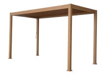 Drewniana pergola ogrodowa metalowa 2x4 wolnostojąca Nefir 2.0 2x4 - Woodlook