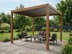 Pergola ogrodowa metalowa 3x3 wolnostojąca Nefir 2.0 3x3 - Woodlook