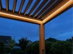 Pergola ogrodowa metalowa 3x3 LED wolnostojąca Nefir 2.0 3x3 LED - Woodlook