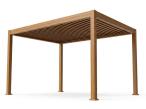 Pergola wolnosotjąca w kolorze drewna 3x4 Nefir 2.0 - Woodlook