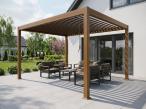 Pergola ogrodowa metalowa 3x4 wolnostojąca Nefir 2.0 3x4 - Woodlook