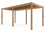 Pergola 3x6 z oświetleniem LED - "drewniana" - Nefir 2.0 - Woodlook