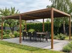 Pergola ogrodowa metalowa 4x5 wolnostojąca Nefir 2.0 4x5 - Woodlook