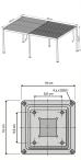 Pergola ogrodowa metalowa 4x6 wolnostojąca Nefir 2.0 4x6 - Woodlook