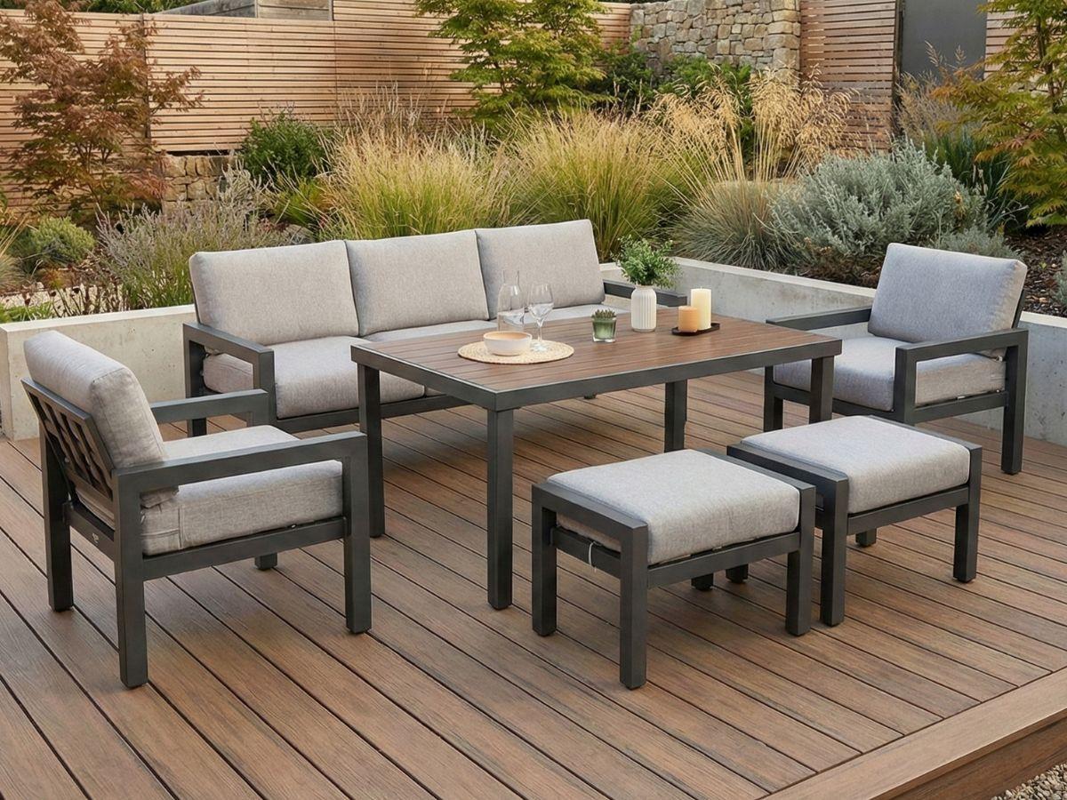 Calamba Dining Grey - wizualizacja