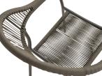 Aluminiowe meble ogrodowe z rozkładanym stołem Ondaro + 8 krzeseł Sovana - Antracite