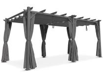 Hiro 3x5,5 + zasłony - Grey