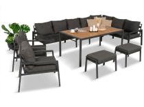 Sodor Corner XXL +2F 160 W - Dark Grey Polywood