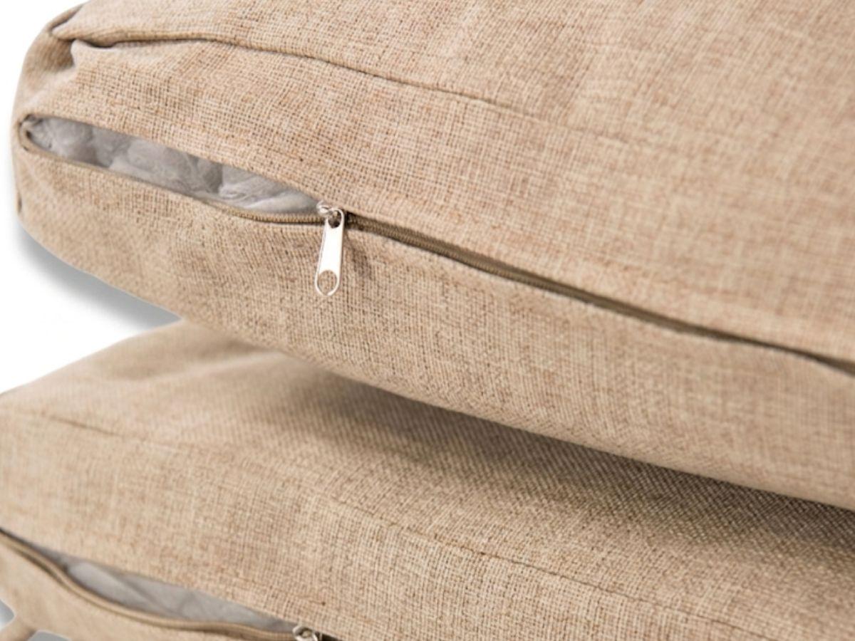 poduszki z zamkami błyskawicznymi