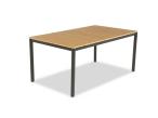 Stolik ogrodowy aluminiowy Campio 140x80x62cm - Wood Black