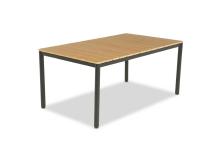 Stolik ogrodowy aluminiowy Campio 140x80x62cm - Wood Black