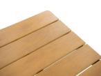 Stolik ogrodowy aluminiowy Grano 80x80x40cm - Wood Black