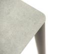 Stolik ogrodowy aluminiowy Grano 80x80x40cm - Stone Glass Black