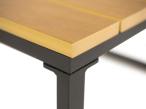 Stolik ogrodowy aluminiowy Altero 80x80x40cm - Wood Black