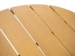 Stolik ogrodowy aluminiowy Sandio ⌀80x40cm - Wood Black