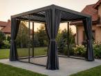 Komplet zasłon i moskitier do pergoli Lufel/Nefir 4x4 w wersji 2.0