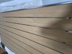 OUTLET- Meble ogrodowe dla 8 osób - sofy 175cm, fotele, stół obiadowy 160cm - Panaon Grande Grey Teak