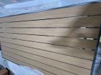 OUTLET- Meble ogrodowe dla 8 osób - sofy 175cm, fotele, stół obiadowy 160cm - Panaon Grande Grey Teak