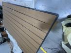 OUTLET- Meble ogrodowe dla 8 osób - sofy 175cm, fotele, stół obiadowy 160cm - Panaon Grande Grey Teak
