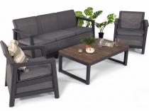 Scandi Linea Grafit Lyon Rezolith walnut - Graphite