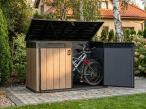 Duża szafa ogrodowa na rowery Keter Signature 2020L Ashwood