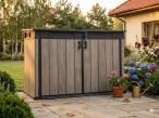 Duża szafa ogrodowa na rowery Keter Signature 2020L Ashwood