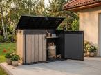 Duża szafa ogrodowa na rowery Keter Signature 2020L Ashwood