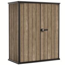 Szafa ogrodowa z 2 półkami Keter Deco Vertical Shed 1400L Ashwood