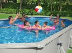 Basen stalowy BESTWAY Hydrium 610x366x122cm Oval Pool Set 56369