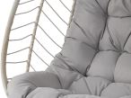 Fotel wiszący ogrodowy Foldo Beige Taupe