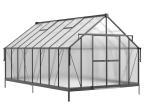 Szklarnia z poliwęglanu 8mm PREMIUM aluminiowy stelaż 305x488x245cm