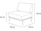 Sit-Sit – Salve moduł środkowy – BEIGE 02 CASHMERE