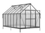 Szklarnia poliwęglanowa 8mm PREMIUM ze stelażem aluminiowym 244x370x240cm
