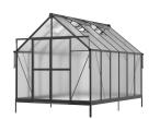 Szklarnia poliwęglanowa 8mm PREMIUM ze stelażem aluminiowym 244x370x240cm