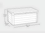 Skrzynia Keter Deco deck box 570 L Ashwood