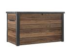 Duża skrzynia na poduszki Keter Signature Deco 870 L Walnut