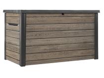 Duża skrzynia na taras w kolorze drewna Keter Signature Deco 870 L Ashwood