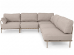 Eleganckie meble ogrodowe modułowe Salve Beige Cashmere - 5 elementów