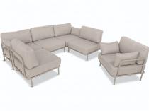 Sit-Sit - Salve - 5 + fotel - Beige 02 - Cashmere