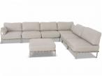 Modułowe meble tarasowe wypoczynkowe Salve 6 Midi Beige Cashmere