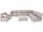 Meble modułowe metalowe 8 elementów Salve Beige Cashmere 6 Comfort